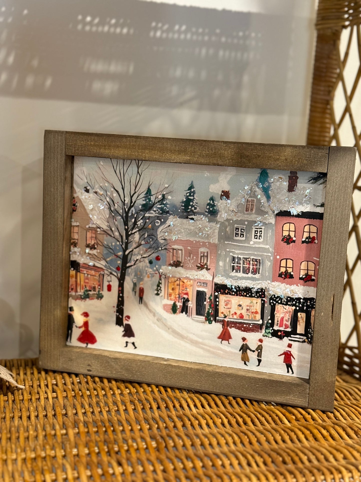 Shelf Sitter Holiday Scene