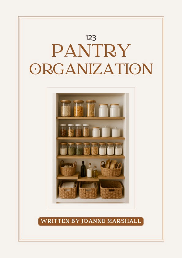123 Pantry Organization