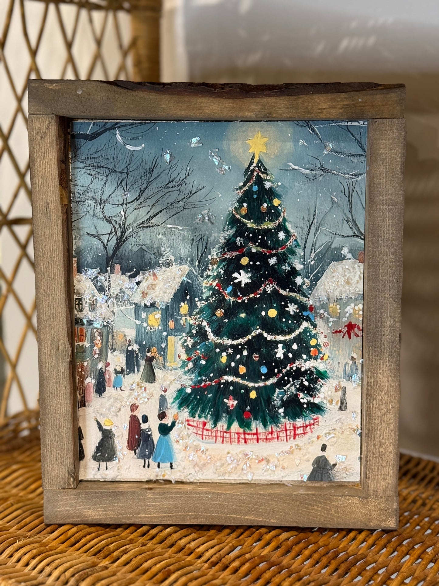 Shelf Sitter Holiday Scene