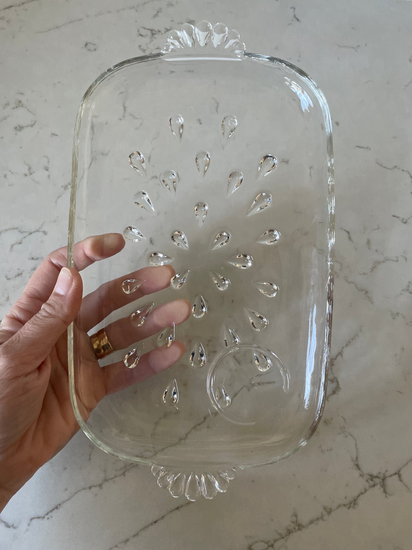 Vintage Glass Girl Dinner Set