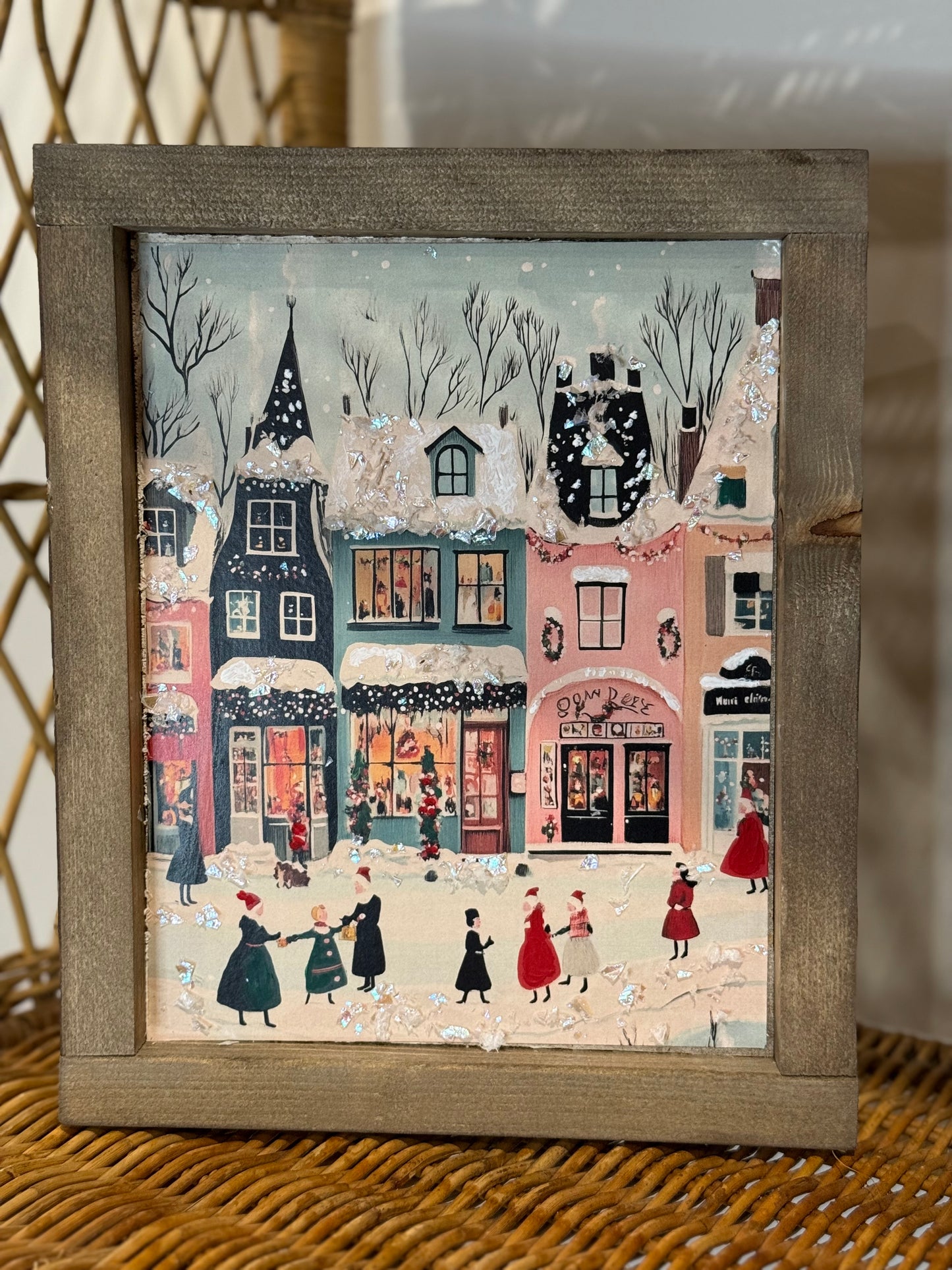 Shelf Sitter Holiday Scene