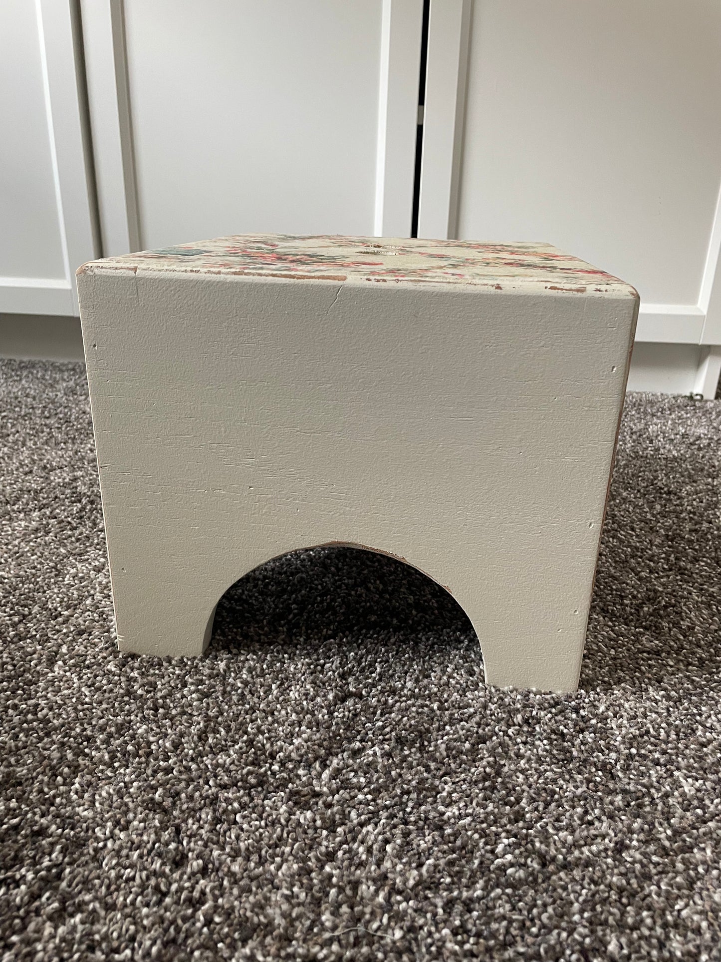 Upcycled Wooden Cottage Step Stool